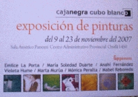 Caja negra Cubo Blanco - Muestra Colectiva de pinturas