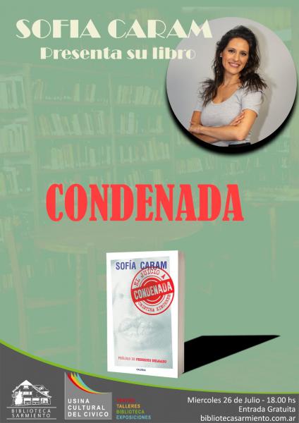  SOFIA CARAM Presenta su libro CONDENADA