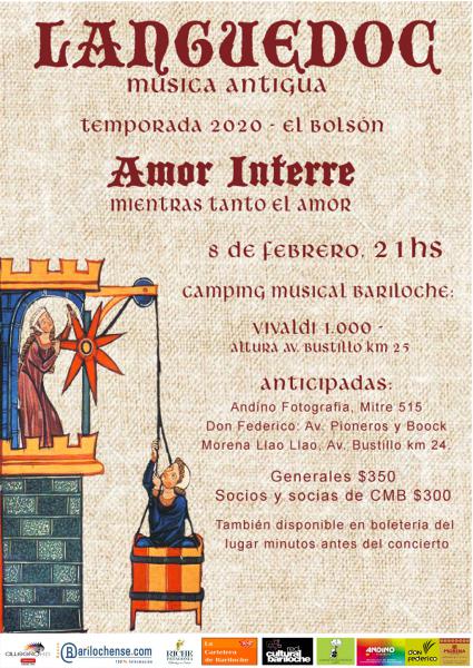 S&aacute;bado 8 de Febrero: Languedoc presenta Amor Interre, m&uacute;sica de los S. XII y XIII