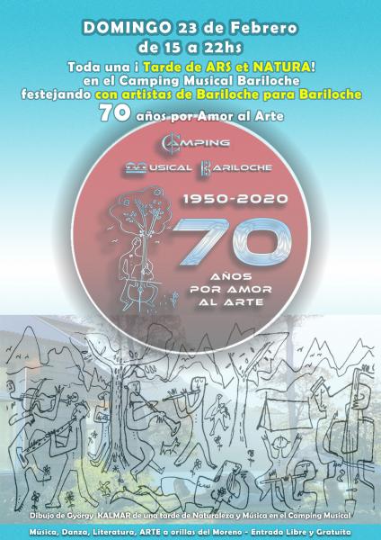 Celebraci&oacute;n 70 Aniversario del Camping Musical Bariloche: Tarde de Naturaleza y Arte 