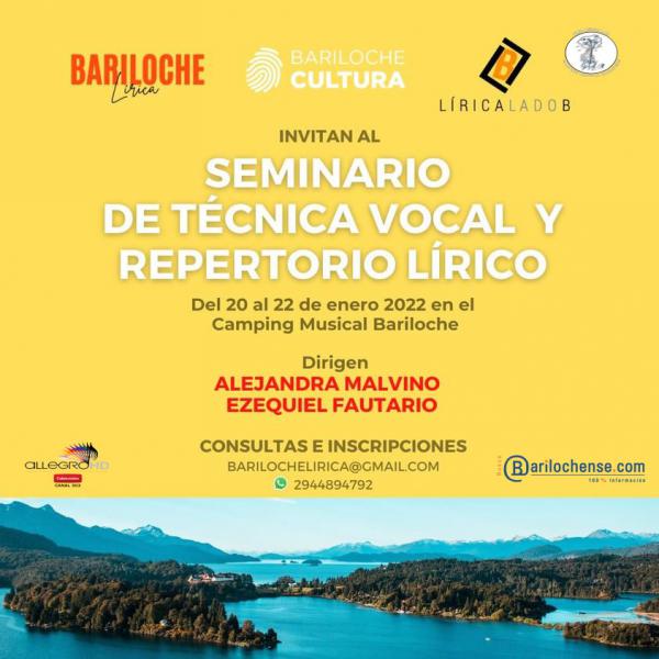 SEMINARIO de T&Eacute;CNICA VOCAL y REPERTORIO L&Iacute;RICO