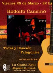 Rodolfo Cancino - Trova y Canci&oacute;n Patag&oacute;nica