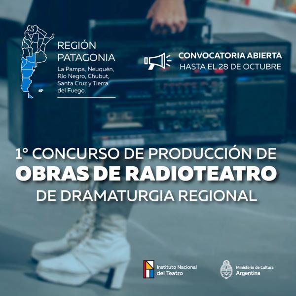 1&deg; Concurso de Producci&oacute;n de obras de Radioteatro de Dramaturgia Regional de la Patagonia