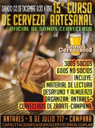  Cursos de Fabricaci&oacute;n de #CervezaArtesanal oficial de #SomosCerveceros.