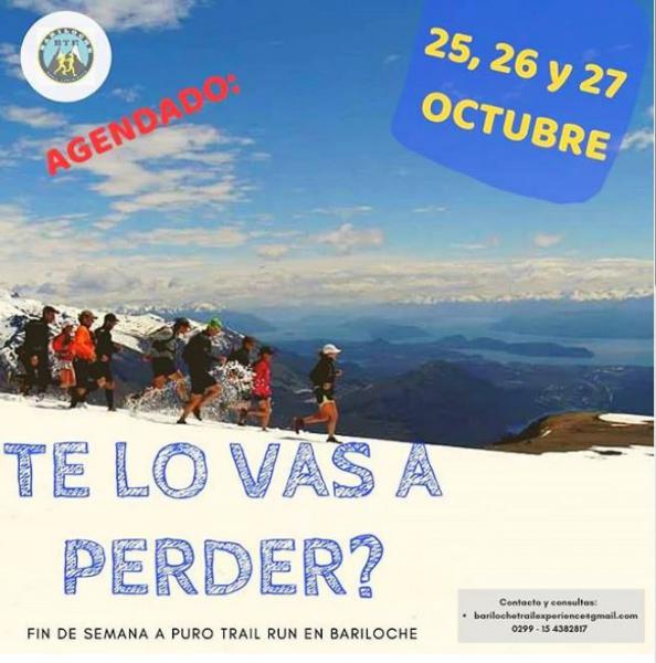 Entren&aacute; - Disfrut&aacute; - Conoc&eacute; -Trail Running en Bariloche