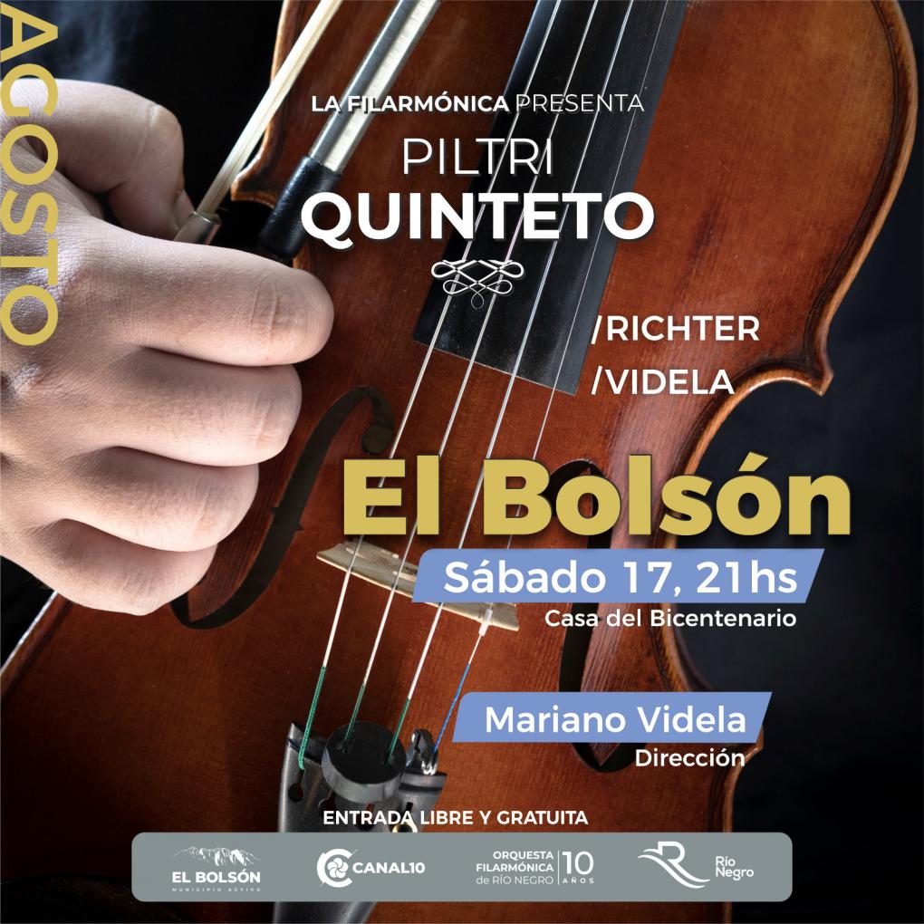  El Bols&oacute;n se llena de m&uacute;sica: Piltri Quinteto en concierto con Mariano Videla