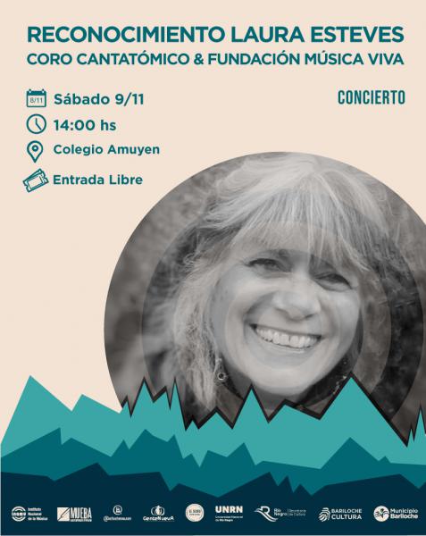 Reconocimiento a Laura Esteves por su aporte al arte y la cultura de Bariloche.