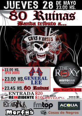 80 ruinas tributo a guns nroses