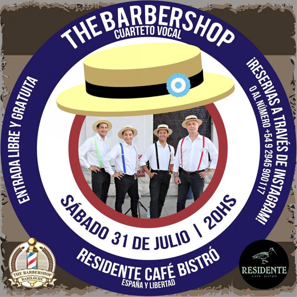 The Barbershop cuarteto vocal