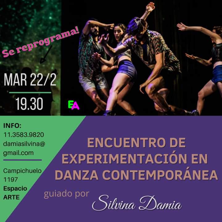 Encuentro de experimentaci&oacute;n en danza contempor&aacute;nea