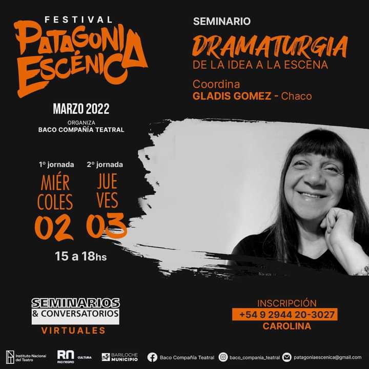 Seminario Virtual "Dramaturgia, de la idea a la escena"