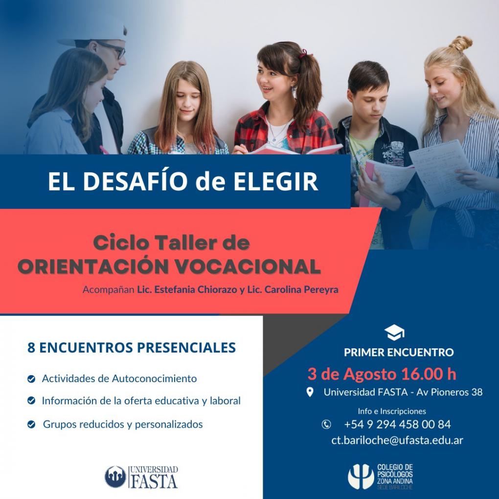 Ciclo Taller de Orientaci&oacute;n Vocacional