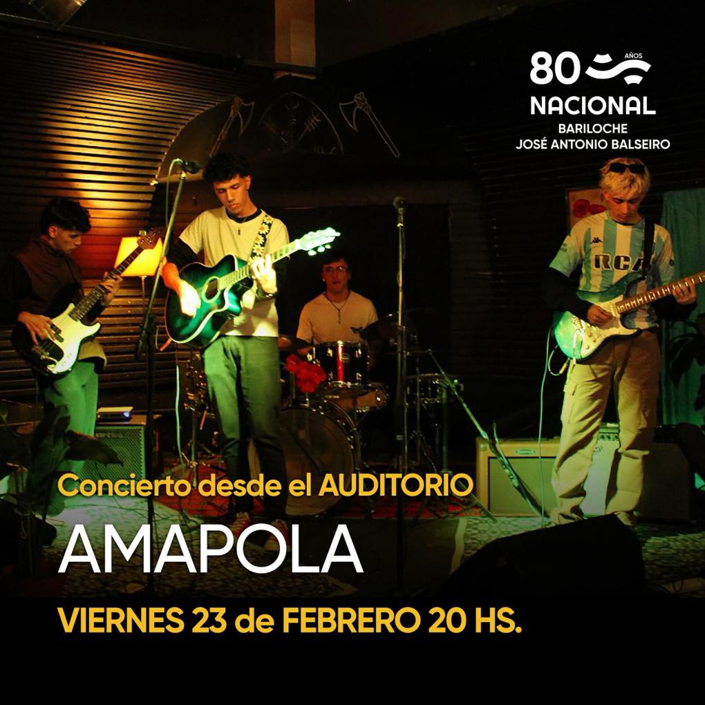 Concierto desde el Auditorio: AMAPOLA