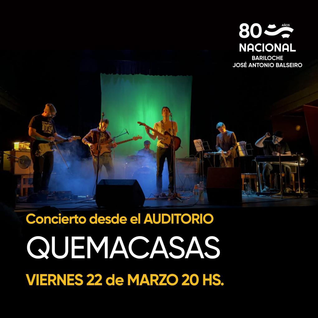 Concierto desde el Auditorio: "Quemacasas" 