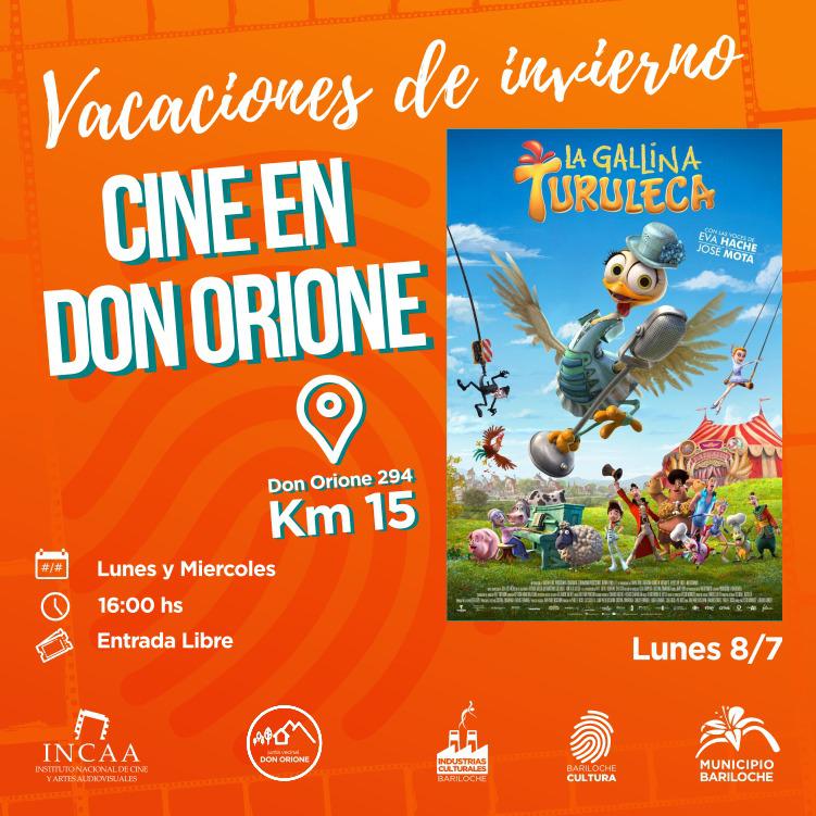 Cine en la Junta Vecinal Don Orione! : "LA GALLINA TURULECA"