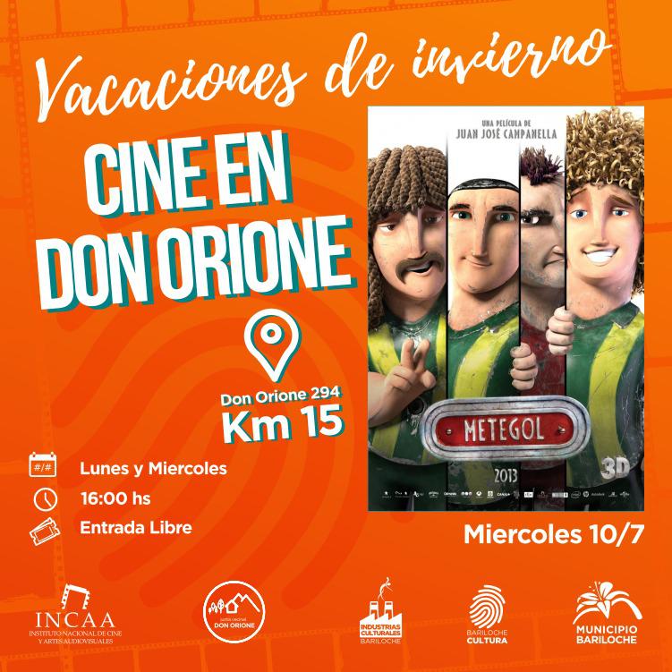 Cine en la Junta Vecinal Don Orione! : "METEGOL"