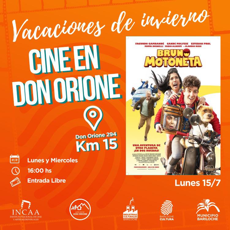  Cine en la Junta Vecinal Don Orione! : "BRUNO MOTONETA"