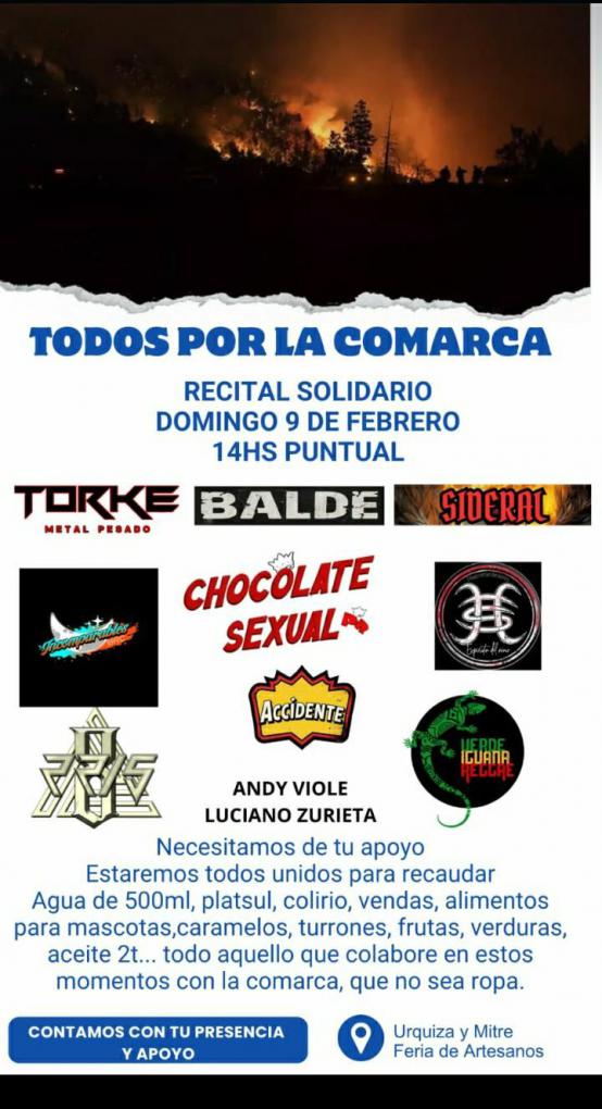 TODOS POR LA COMARCA RECITAL SOLIDARIO 