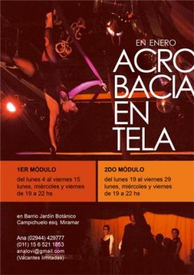 Seminario Intensivo de Acrobacia A&eacute;rea en Telas 