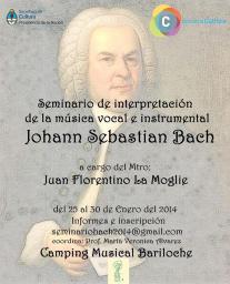 Seminario de interpretaci&oacute;n de la m&uacute;sica vocal e instrumental de Johann Sebastian Bach