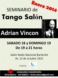 SEMINARIO DE TANGO SALON  ADRIAN VINCON