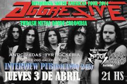 AGGRESSIVE thrash metal desde Colombia en BARILOCHE!