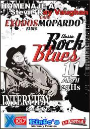 Tributo a Steve Ray vaughan, Gaby Mopardo en Bariloche Junto a Exodos Blues