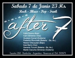 &iexcl;AFTER 7 PRESENTA: 2 + 2 + 2 + 2 - BLUES - ROCK - POP - FUNK!