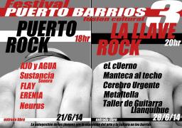 PUERTO BARRIOS ahora tambi&eacute;n en LA LLAVE (escuela de arte) 2 D&Iacute;AS de puro ROCK!