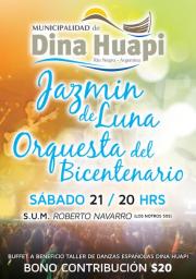 Jazm&iacute;n de Luna y La Orquesta del Bicentenario.