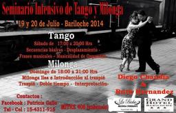 SEMINARIOS:19-7 Intensivo de Tango// 20-7 Intensivo de Milonga. D.Chand&iacute;a y R. Hern&aacute;ndez.