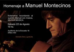 Homenaje a MANUEL MONTECINOS