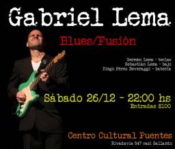 Gabriel Lema en concierto