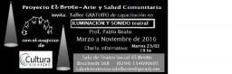 TALLER GRATUITO DE CAPACITACI&Oacute;N T&Eacute;CNICA en ILUMINACI&Oacute;N Y SONIDO TEATRAL