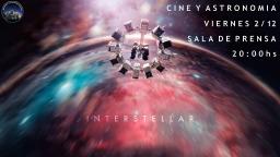 Este viernes se proyectar&aacute; Interestelar en el marco del Ciclo Cine Astron&oacute;mico