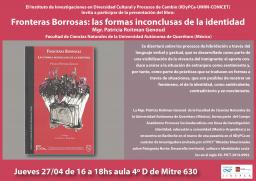 Charla Abierta. Fronteras Borrosas, las formas inconclusas de la identidad