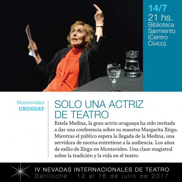 Solo una actriz de teatro