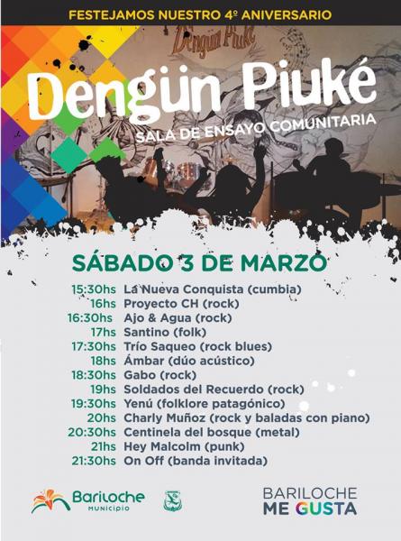 4to Aniversario Deng&uuml;n Piuk&eacute;: Cierre con bandas en vivo!