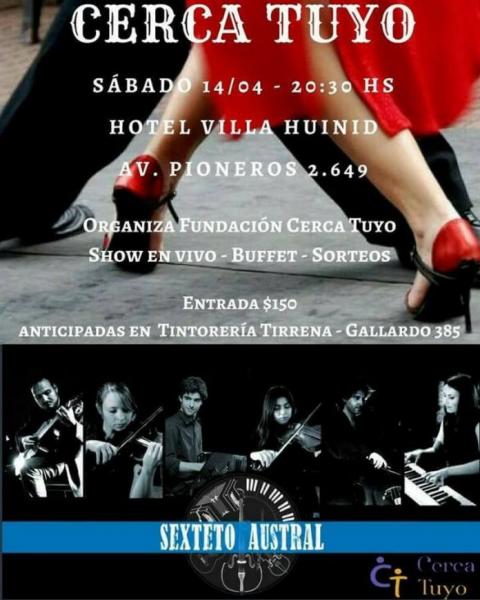 Nueva Milonga Solidaria de la fundaci&oacute;n Cerca Tuyo