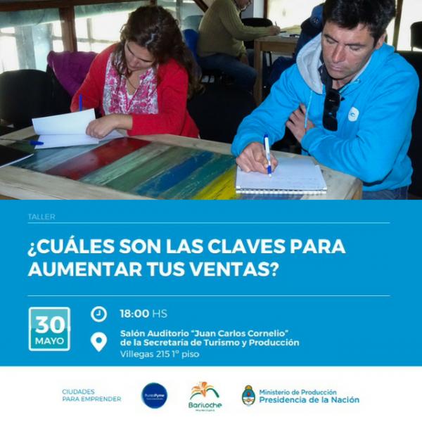 Taller '&iquest;Cu&aacute;les son las claves para aumentar tus ventas?'