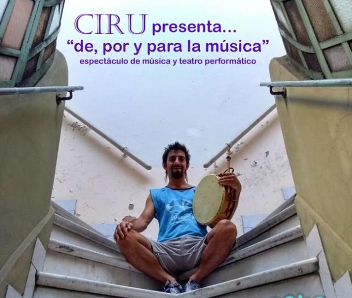 El Ciru vuelve a Bariloche y presenta su &uacute;ltimo espect&aacute;culo intitulado De, por y para la m&uacute;sica 