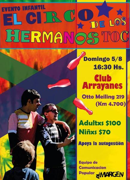 Espect&aacute;culo Infantil: El CIRCO De Los Hermanos TOC