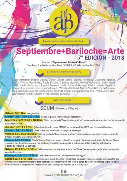 Septiembre + Bariloche = Arte (7&deg; Edici&oacute;n)