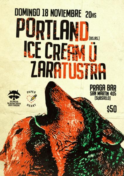 Portland, Ice Cream &Uuml; y Zaratustra en vivo