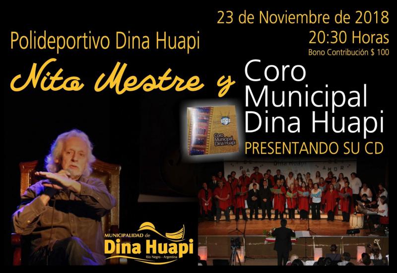 Nito Mestre llega a Dina Huapi