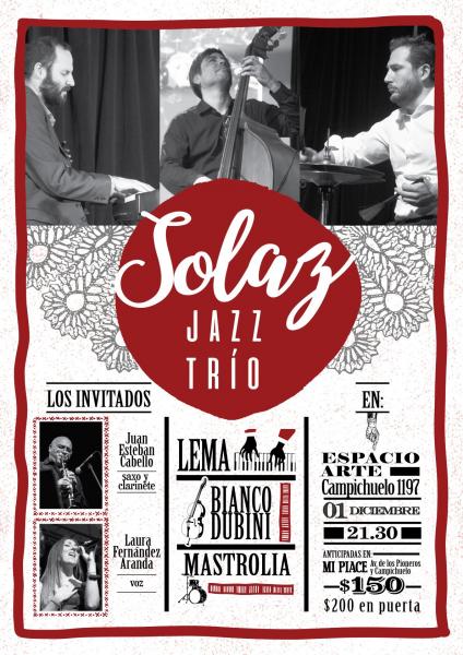 SOLAZ jazz tr&iacute;o