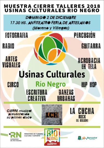 Muestra de cierre: Usinas culturales R&iacute;o Negro