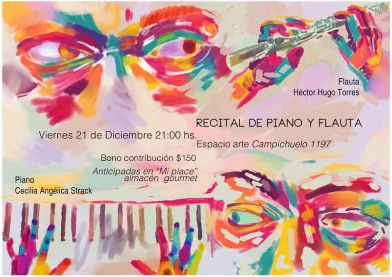 Recital de piano y flauta con H&eacute;ctor Torres y Cecilia Strack