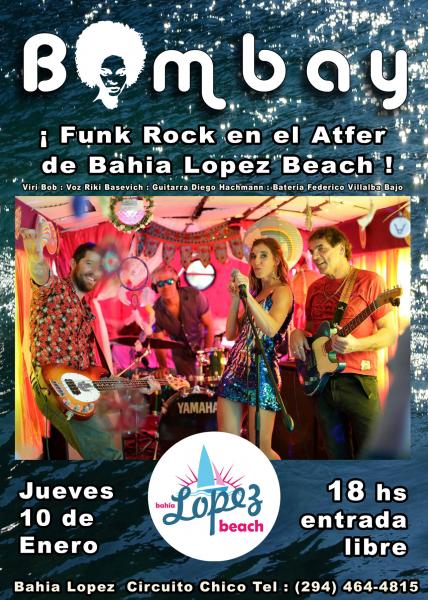 Bombay se presentan en Bahia Lopez Beach