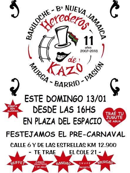 Pre-carnaval de Oeste con Los Herederos de Kaz&oacute;